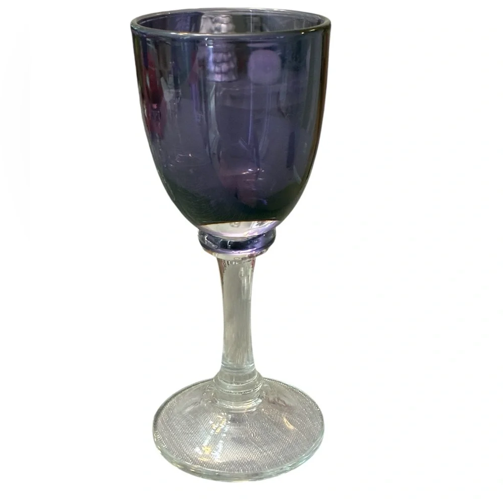 Crate and Barrel Colored Wine Goblets (Set of 8)